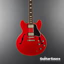 Gibson Custom ES-335 1963 Memphis Cherry Red Block Inlays 2014 Used (cod.1288UG)