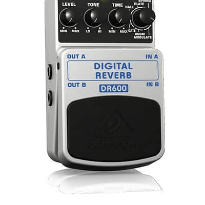 Behringer DR600 Digital Reverb Digital Stereo Reverb Effects Pedal,guitar effects pedals image 3