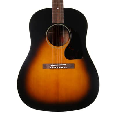 Epiphone Inspired By Gibson 1942 Banner J-45 Electro Acoustic Guitar, Sunburst with Case image 1