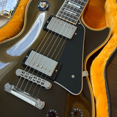 Gibson Les Paul Custom Shop Charcoal Metallic Gloss CH RARE Olive Drab Similar image 5