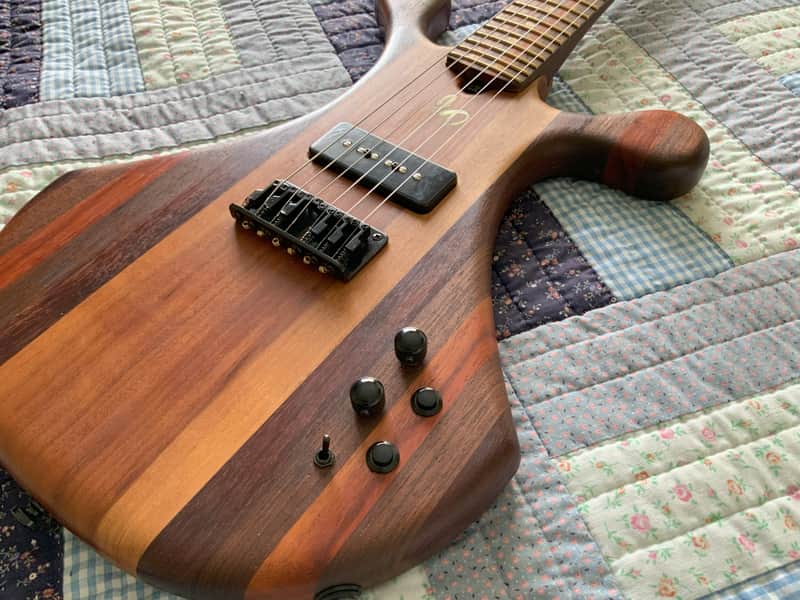 JD Guitars KS-2 Stunning Woods, Cherry, Purpleheart, Walnut & African Padauk image 1