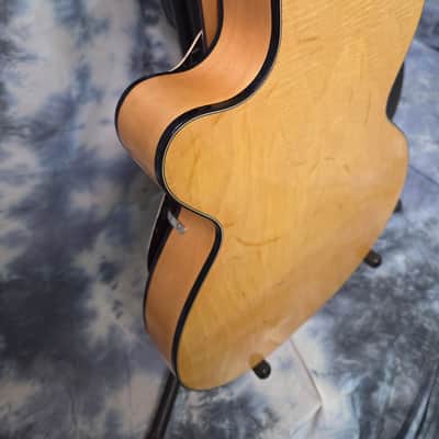 Vintage RARE 1956 Hofner 126 Club 50 Electric Guitar Pro Setup New Strings Original Hard Shell Case image 9