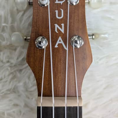 Luna Guitars Maluhia Peace Sign Tenor Ukulele Satin Natural Finish, UKE MALU image 6