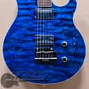 Ernie Ball Music Man BFR Axis Super Sport Mahogany Body with Quilted Top in Aqua Blue