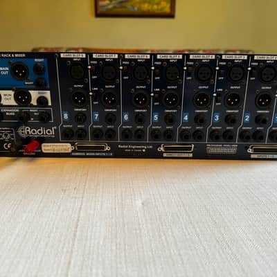 Radial Workhorse WR-8 8-Slot Powered 500 Series Rack 2010s - Blue image 5