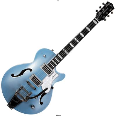 Godin 051595 Montreal Premiere LTD w/ Bigsby Semi-hollow Electric Guitar - Imperial Blue (Demo Unit) image 2