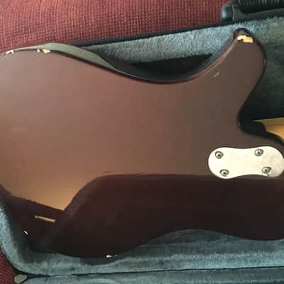 Mosrite 350 Stereo Bass '70s Burgundy image 3
