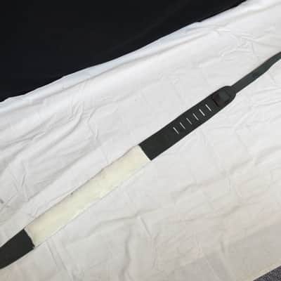 DEAN Sheepskin Black Leather GUITAR Strap NEW - Logo - 2.5" wide image 4