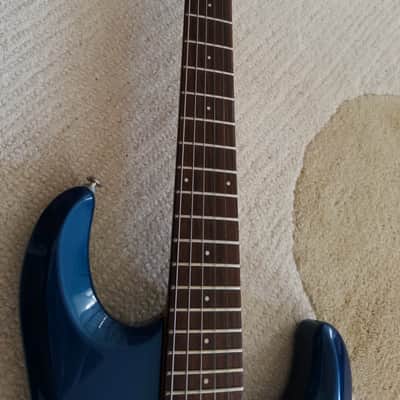 Ernie Ball Music Man Silhouette 2002 Blue Pearl Hardtail image 8