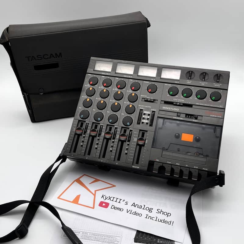 Serviced TASCAM Porta One Ministudio 4-Track Multitrack Cassette Recorder image 1