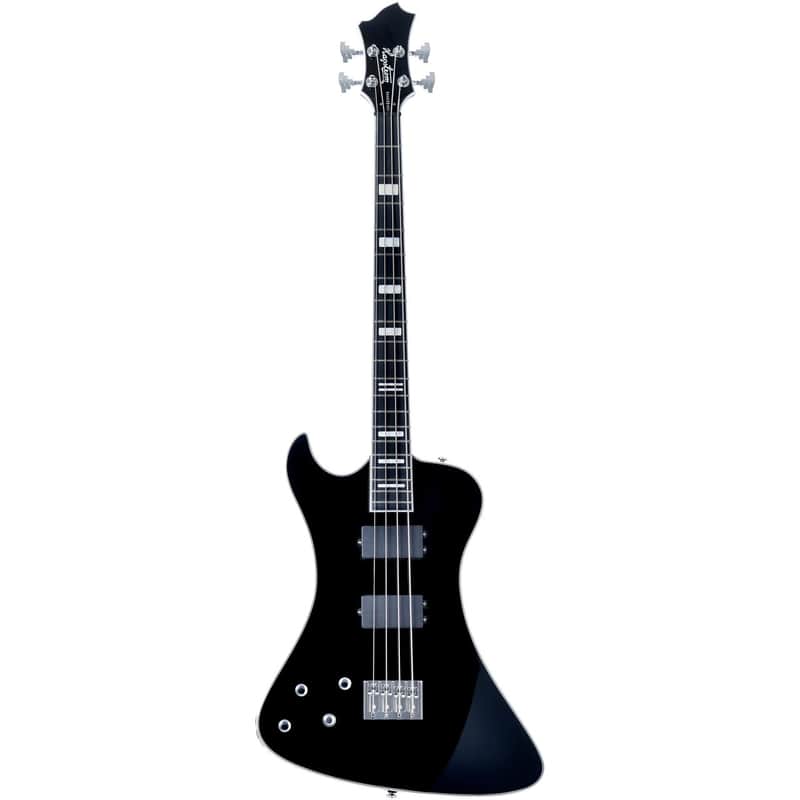 Hagstrom Nekromant 4 Bass – Left Hand Black