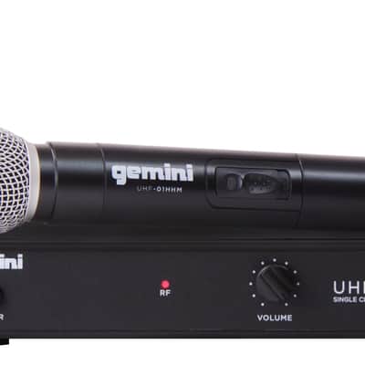 Gemini - Single-channel UHF Wireless Microphone System With Handheld Microphone, F3: 533.7Gemini Single-channel UHF Wireless Microphone System With Handheld Microphone image 1