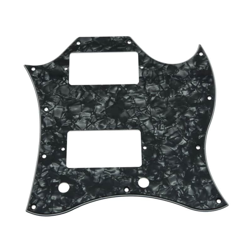 Gibson® SG Standard Full Face Batwing Pickguard - 4-Ply Black Pearl image 1