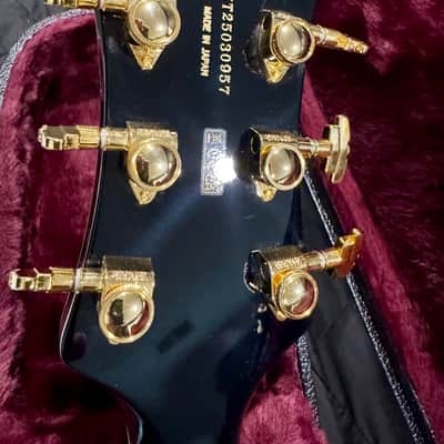 Gretsch Gretsch Guitars G6134TG Limited-Edition Paisley Penguin w/String-Thru Bisgby Electric Guitar Gold Paisley 2025 - Gold Paisley & Black image 16