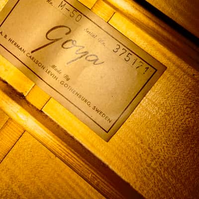 Very Rare Levin Goya M-50 Goliath | First Year Production Run | Blonde w/ Hard Shell Case image 22