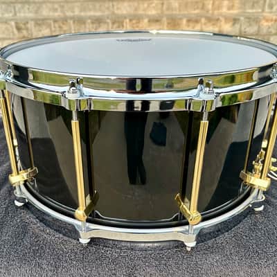 Noble&Cooley SS Maple 7x14” snare drum 2024 - Gloss Black Lacquer image 5