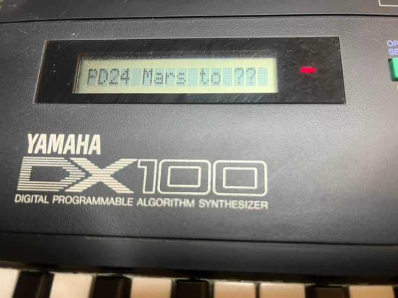 Yamaha DX100 Programmable Algorithm Synthesizer 1985 - Black image 1