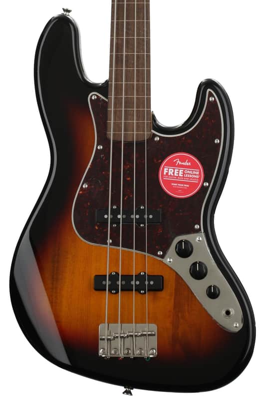 Squier Classic Vibe '60s Jazz Bass Fretless | Reverb