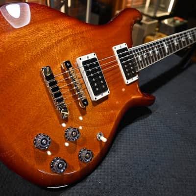 PRS Wood Library S2 McCarty 594 Thinline - Dark Cherry Sunburst #5492 image 3