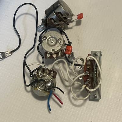 1990's Fender USA Stratocaster Guitar Complete Electronics Wiring Harness TBX image 8