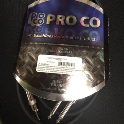 Pro Co IPBQ2Q-5 5 Foot Insert cable *Free Shipping in the USA* image 2