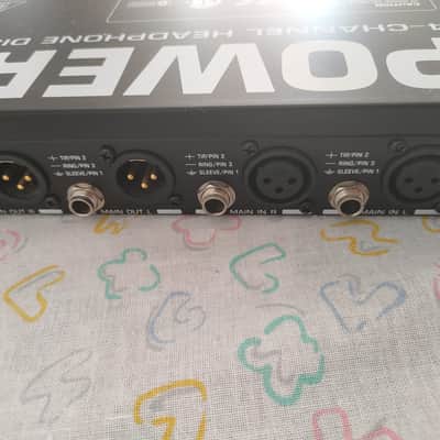 Behringer Powerplay Pro HA4600 4-Channel Headphone Amplifier 2000s - Black / Silver image 6