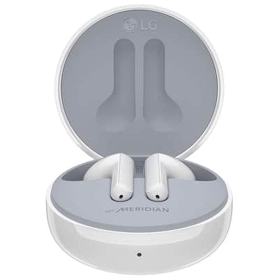 LG HBS-FN4 TONE Free Wireless In-Ear Stereo Earbuds, White image 6