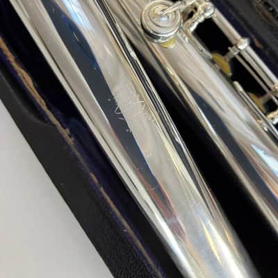 Vintage 1971 W.S Haynes Handmade Solid Silver Flute, New Pads; with Case image 8