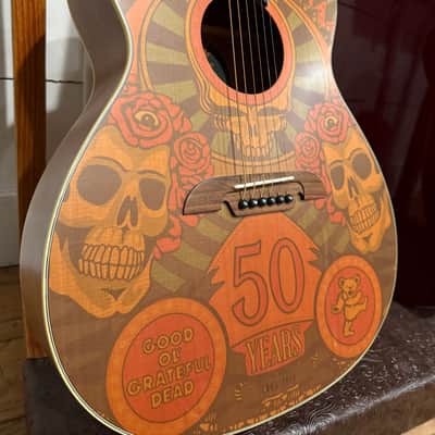 Alvarez Grateful Dead 50th Anniversary Montage Acoustic Guitar image 1