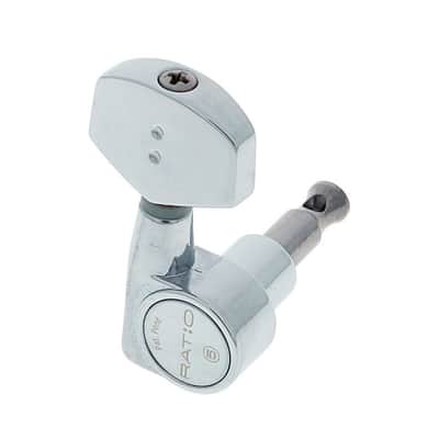 Graph Tech PRN-2411-C0 Ratio Acoustic 3 +3 Chrome image 3