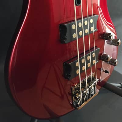 Yamaha TRBX304CAR 4-String Electric Bass Guitar Candy Apple Red image 6
