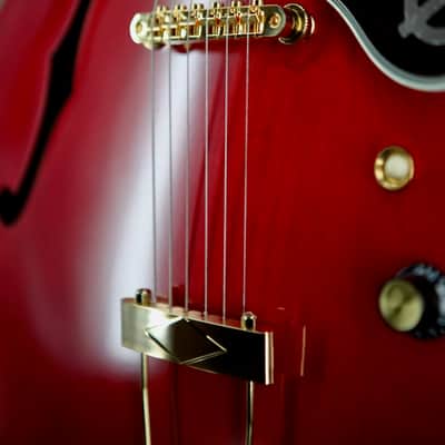 Epiphone Masterbilt Gem Archer Signature Sheraton - Cherry Red image 7