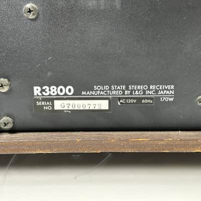 Luxman L&G Solid State Stereo Receiver R-3800 image 9