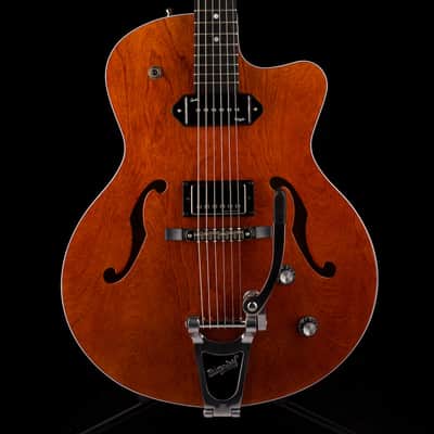 Pre Owned Godin 5th Ave. Uptown With Bigsby Havana Brown With Case image 2