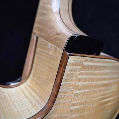 Dotson Hand-Carved Archtop Electric Guitar Made in USA - Natural Demo image 7