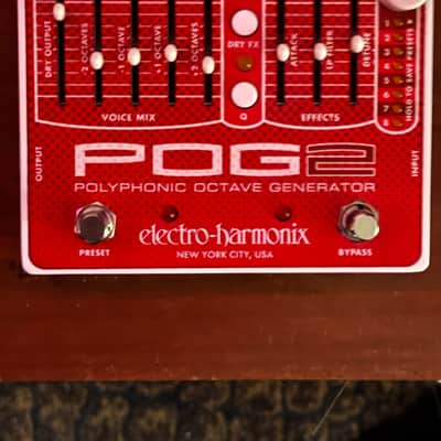 Electro-Harmonix POG2 Polyphonic Octave Generator 2009 - Present - Red / White image 1