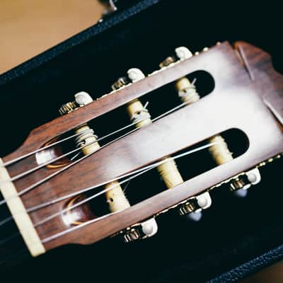 1999 Ryoji Matsuoka M50 – Handcrafted in Japan| Solid Top | Hard Case  | Vintage Classical Tone image 13