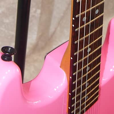 1988 USA Jackson San Dimas guitar Bubble Gum Pink w/ Duncan Custom 5 & case image 6