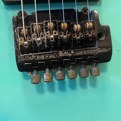 RARE BC Rich Class Axe BC Rich Rave Gorilla Strat - Sonic Blue image 4