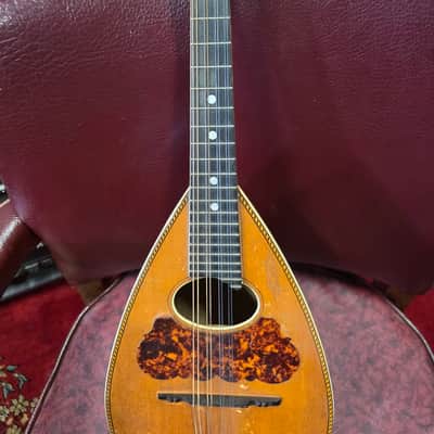 Washburn Cremonatone 215 Bowlback Mandolin w Original Case 1890s-1910s image 3