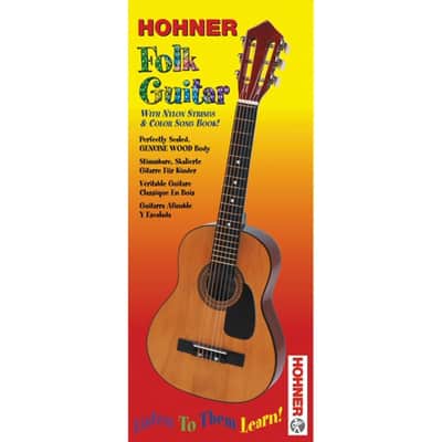 Hohner HAG250 Nylon 6-Strings Classical Acoustic Guitar for Kids Included Songbook and Color Sticker image 4