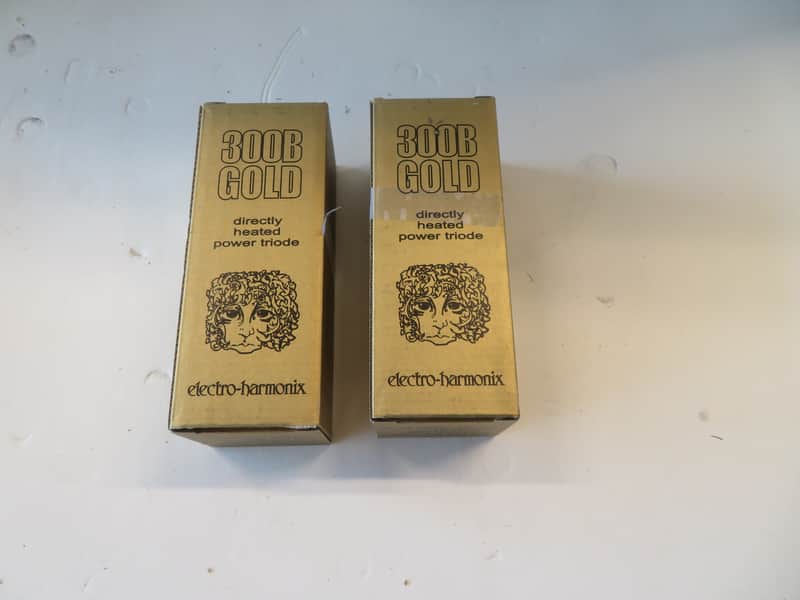 Electro-Harmonix 300B Gold Grib vacuum tubes - standard image 1