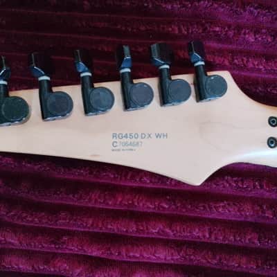 Ibanez RG 450DX WH mid-2000's - white image 4