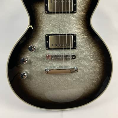 ESP Eclipse Custom Silver Liquid Metal Burst LEFT HANDED Electric Guitar LH + Hard Case MIJ - NEW - IN STOCK image 7