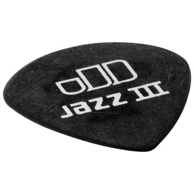482R60 Tortex Pitch Black Jazz 0.60 mm Sachet de 72 Dunlop image 3