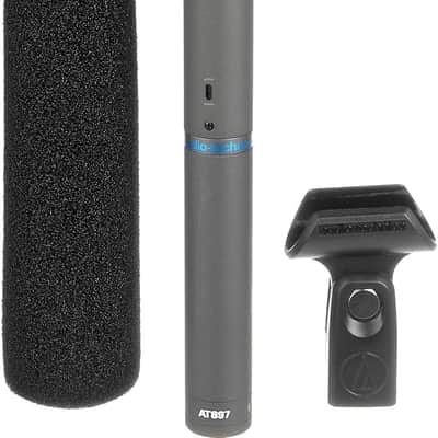Audio-Technica AT897 Line/Gradient Shotgun Condenser Microphone – Brand New image 2