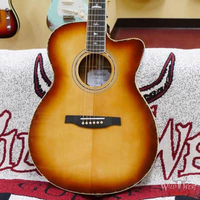 Paul Reed Smith PRS SE A40E Ebony Fretboard Ovangkol Side & Back Electric Acoustic Tobacco Burst image 6