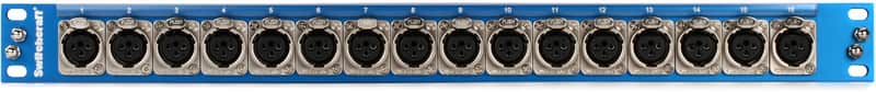 Switchcraft PT16FX2DB25 16-point XLR Female - DB25 Patchbay image 1
