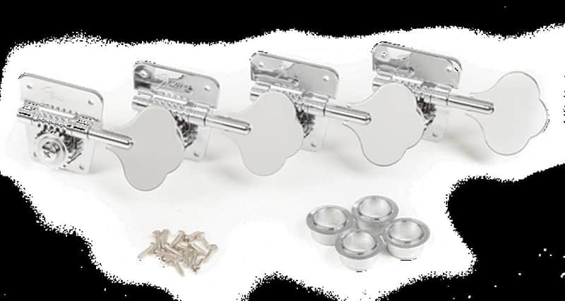Fender Pure Vintage '70s Bass Tuning Machines, Nickel/Chrome, (4) image 1