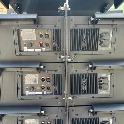(4)JBL SRX910LA Dual 10" Powered Line Array Loudspeaker W/(2) SRX928S Subs (THS) image 13